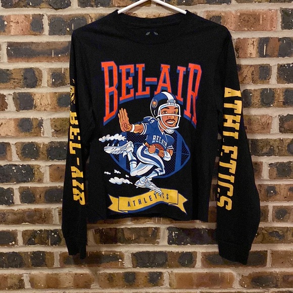 ✨Bel-Air Athletics✨football graphic off tackle long sleeve tee, Men’s S - Picture 4 of 8